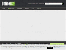 Tablet Screenshot of onlinebizexpress.com